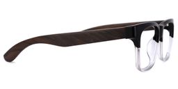 Atherbest Square Black-Clear Glasses3