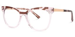 Casimir Browline Pink Glasses3