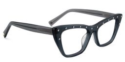 Casey Cat Eye Gray Glasses2
