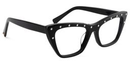Casey Cat Eye Black Glasses2