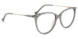 Cathy Round Silver-Gray Glasses2