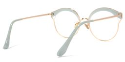 Jaleissy Geometric Green Glasses4