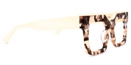 Rosado Rectangle Light-Tortoise Glasses3