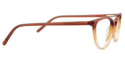 Editha Cateye Gradient Orange Glasses4