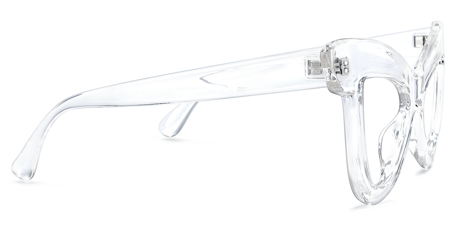Cat Eye Clear Glasses | Zeelool Glasses3
