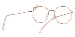Kaitlyn Rose-Gold Geometric Glasses3