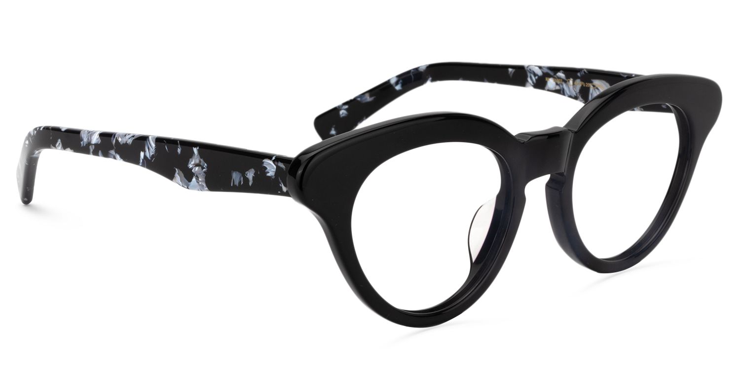 Cat Eye Black Glasses | Zeelool Glasses2