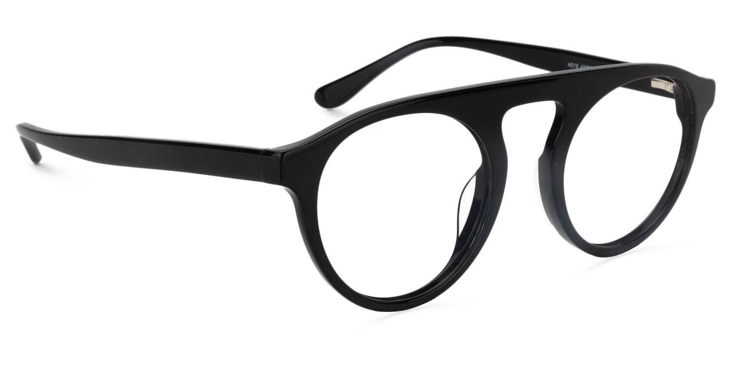 Round Black Glasses | Zeelool Glasses3