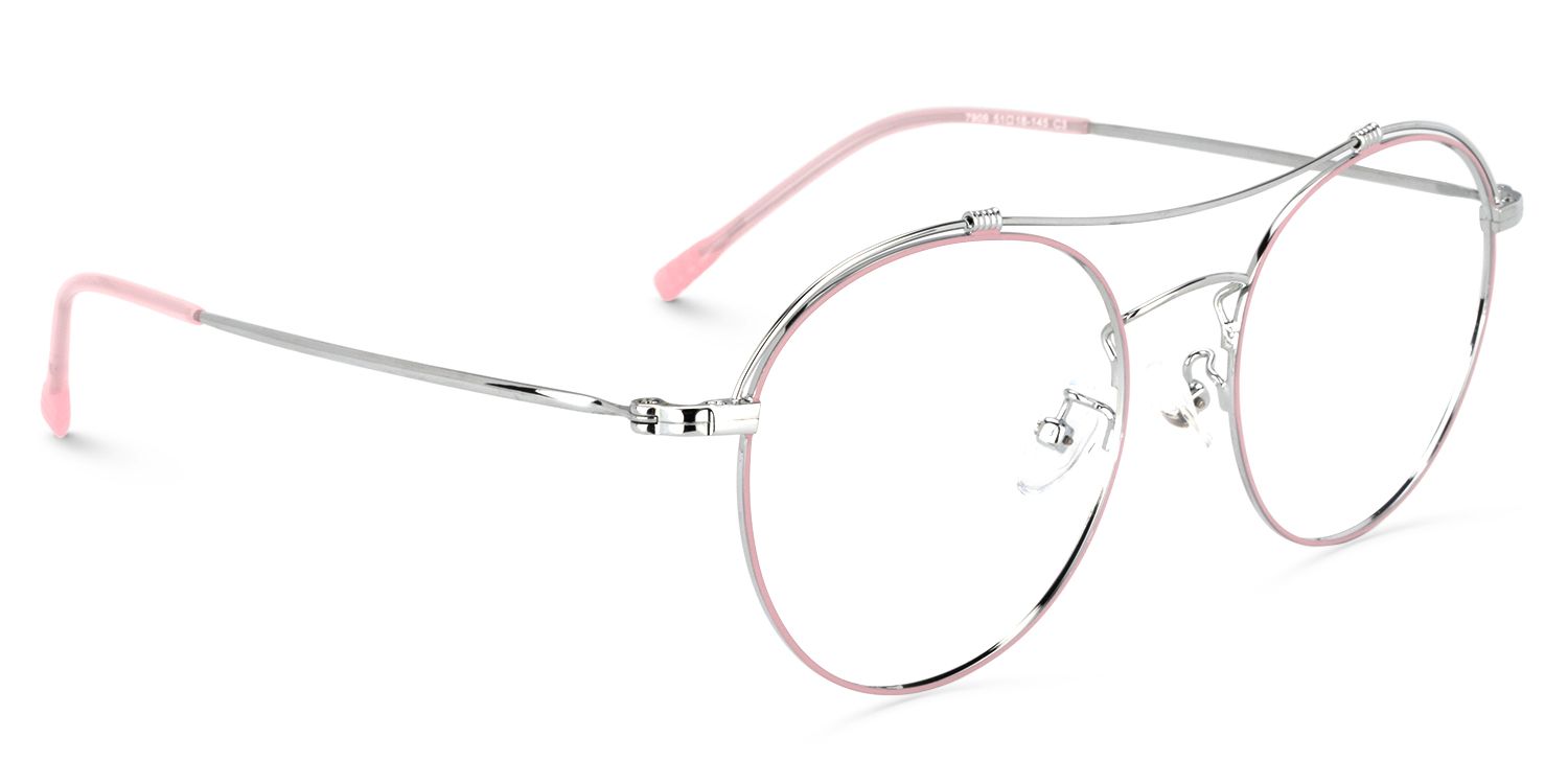 Aviator Pink Glasses | Zeelool Glasses2