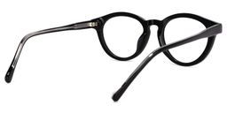Pierce Round Black Glasses3