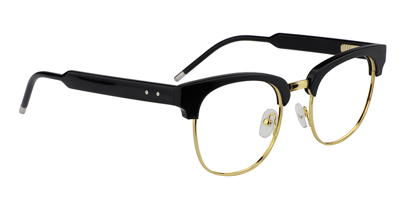 Browline Black Glasses | Zeelool Eyeglass Frames3