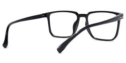 Zavala Rectangle Black Glasses3