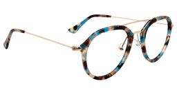 Chars Aviator Blue Tortoise Glasses3