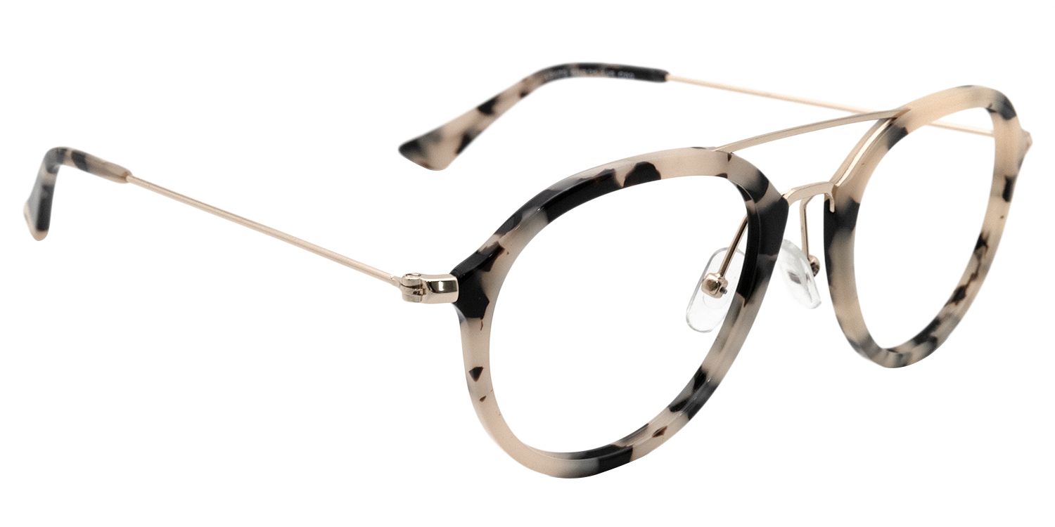 Aviator Light Tortoise Glasses | Zeelool Glasses3