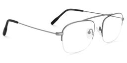 Chase Rectangle Silver Glasses2