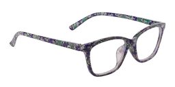 Deidre Rectangle Purple Reading Glasses3