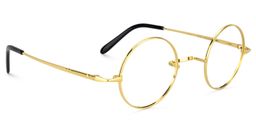 Chelsia Round Gold Glasses2