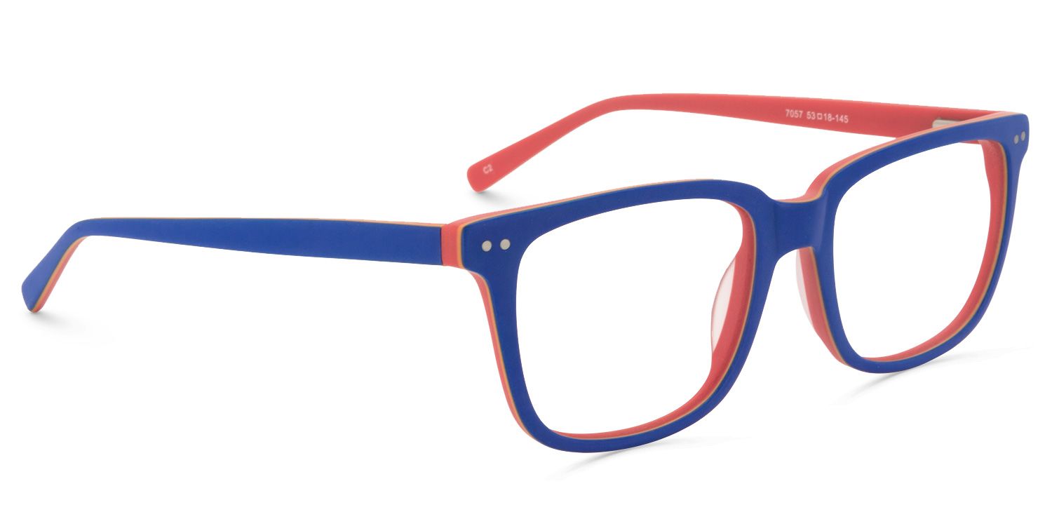 Rectangle Blue Glasses | Zeelool Glasses2
