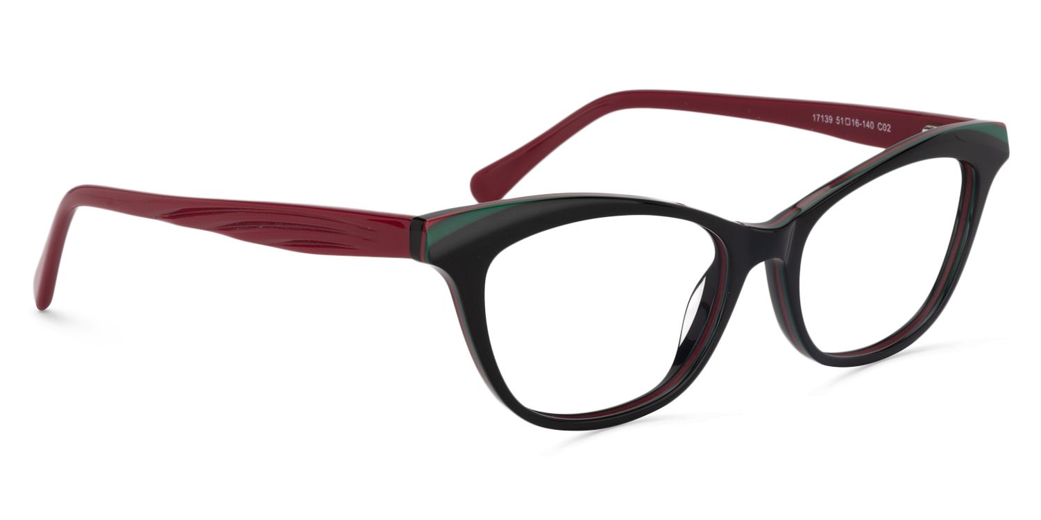 Cat Eye Black Glasses | Zeelool Glasses3