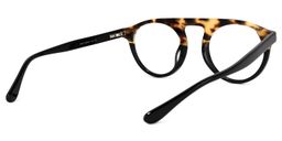 Pinky Round Black Glasses3