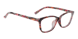 Deidre Rectangle Orange Reading Glasses3