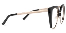 Brewer Black Cat eye Glasses2