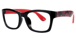 Athena Rectangle Red Glasses3