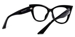 Farah Cateye Black Glasses4