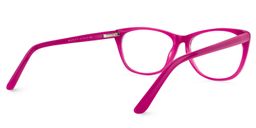 Cleatus Rectangle Bright Pink Glasses4