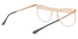 Lydia Round Gold Glasses4