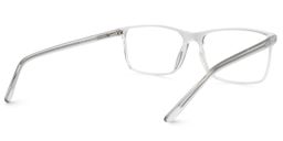 Connie Rectangle Clear Glasses4