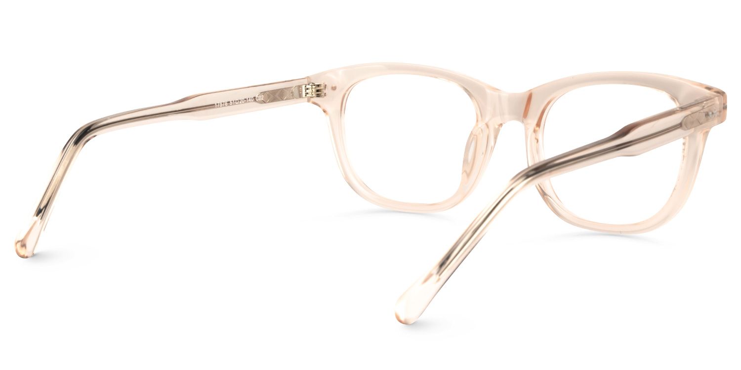 Square Beige Glasses | Zeelool Glasses4