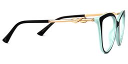 Omari Cateye Black Glasses2