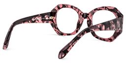 Desire Geometric Pink-Floral Glasses4