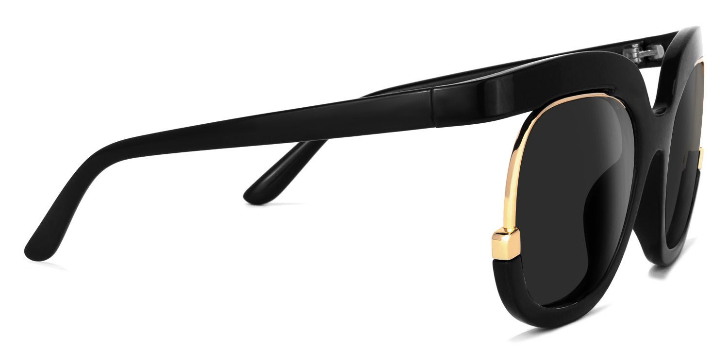 Darice Round Black Frame Sunglasses Online Sale | ZEELOOL2