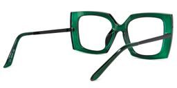 Landen Square Dark-Green Glasses5
