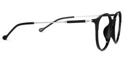Gamble Black Round Glasses2