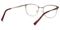 Laurinda Browline Red Glasses4