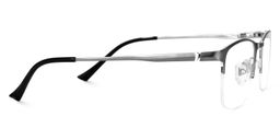Priscila Rectangle Gray Glasses2