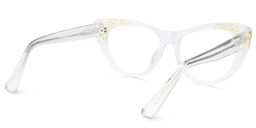 Pamela Cateye Clear Glasses4