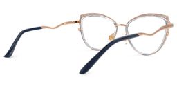 Arceiba Cateye Light-Gold Glasses3