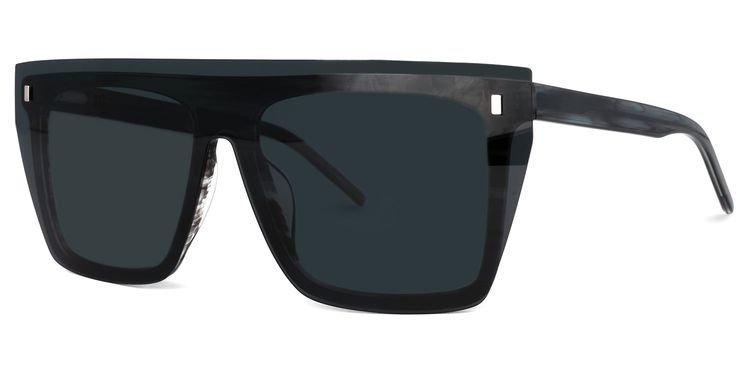 Kenya Square Gray Glasses