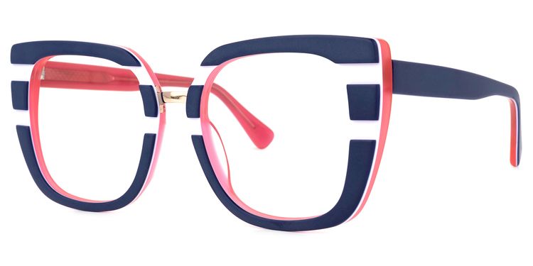 Byers Square Dark-Blue Glasses