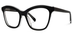 Cirino Cateye Black Glasses1