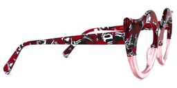 Brittney Geometric Pink Glasses2