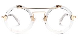 Martis Clear Round Glasses0