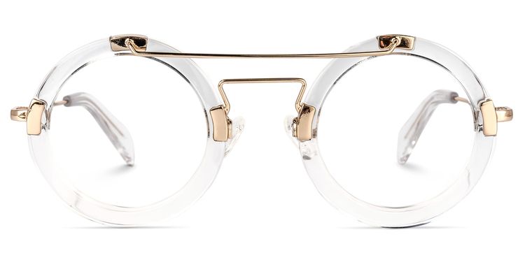 Martis Clear Round Glasses