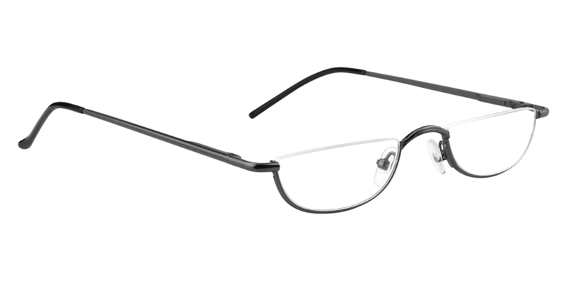 Oval Gray Reading Glasses | Zeelool Reading Glasses3