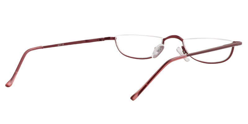 Oval Red Reading Glasses | Zeelool Reading Glasses5