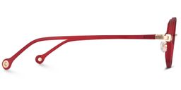 Ashley Geometric Red Glasses3